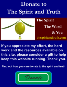 Donate to the Spirit and Truth website
