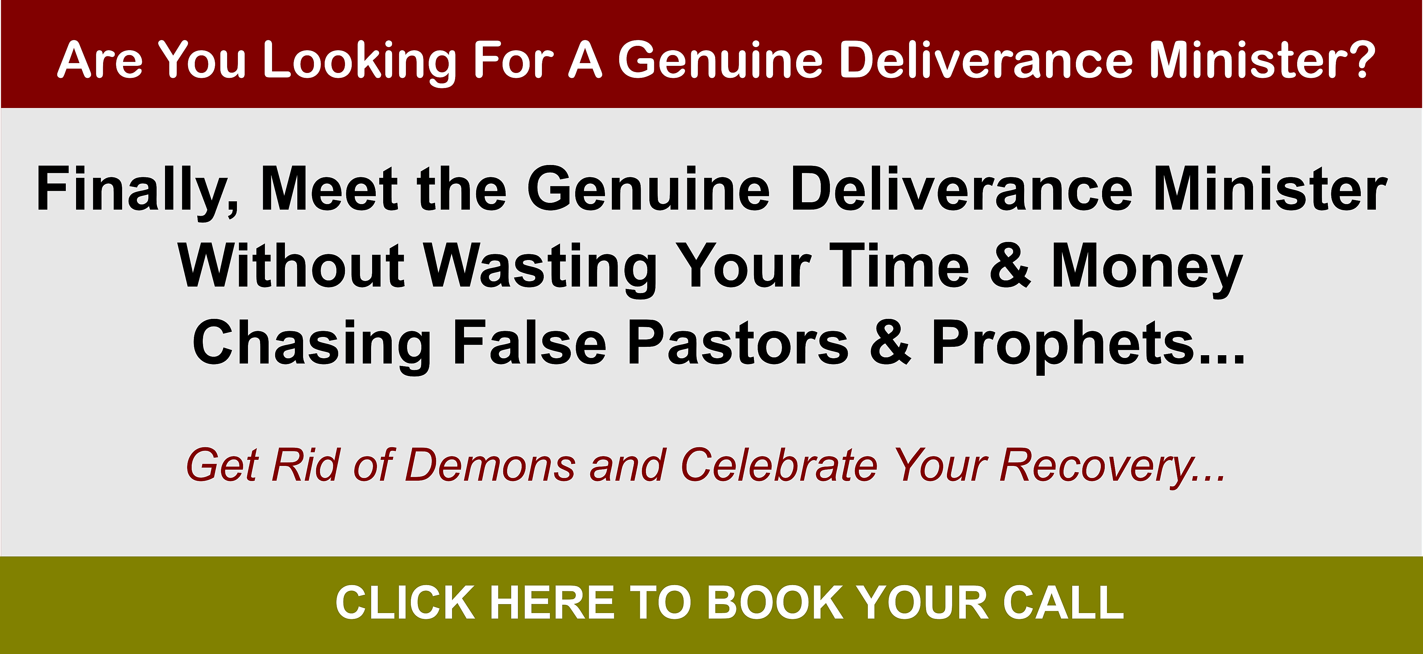 Deliverance from demons