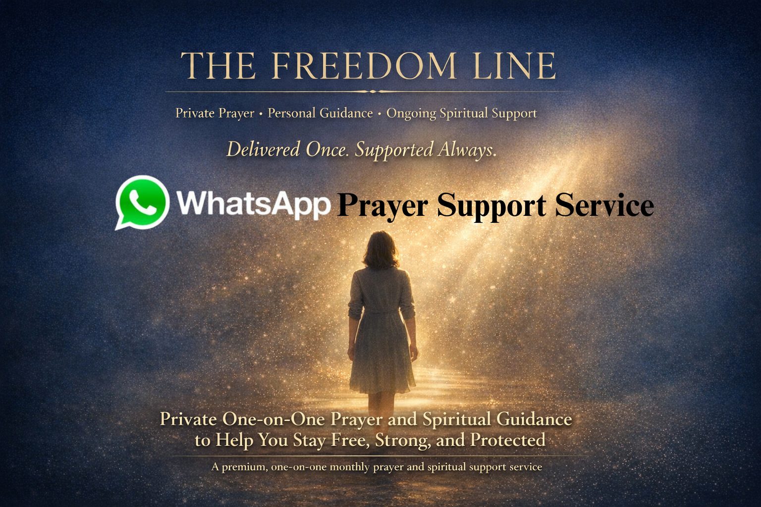 The Freedom Line Private WhatsApp Prayer and Spiritual Support Service