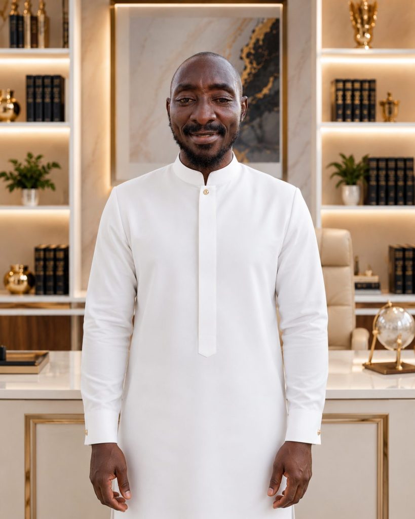 Picture of Apostle Anthony Langmartey in his counselling office